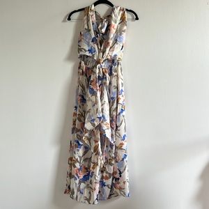 Showpo Harlee Halter Neck Cut Out Midi Dress